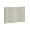 Kaboodle 900mm Pistachio V-Groove Rangehood Doors - 2 Pack