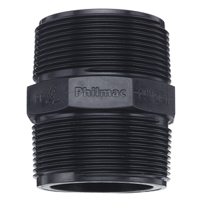 Philmac 1" BSP Thread Pipe Nipple