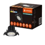 Ledvance Downlight Gimble LED 90mm Black Tri-Colour 7w