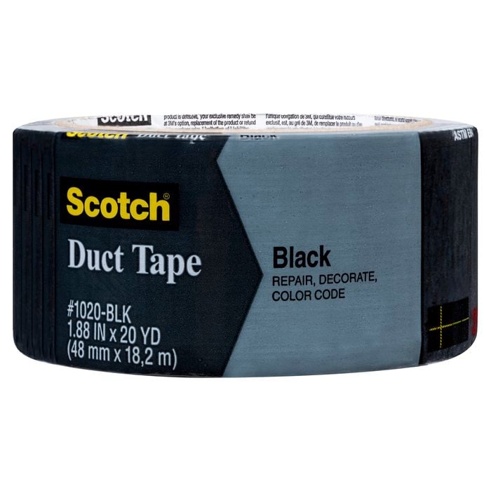 Scotch 48mm x 18.2m Black Duct Tape