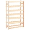 vidaXL Wine Rack for 42 Bottles Wine Holder Storage Shelf