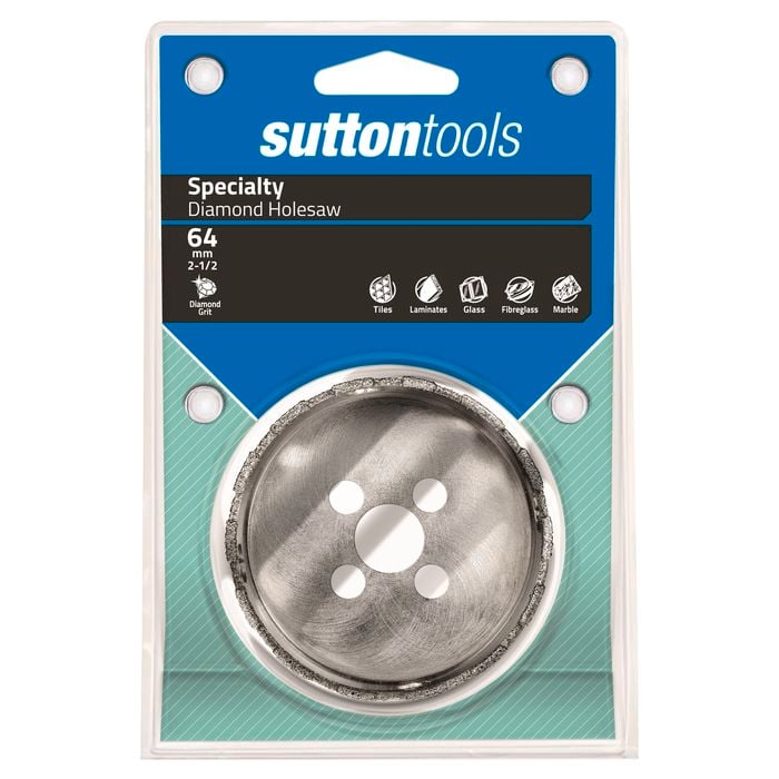 Sutton Tools 64mm Diamond Grit Holesaw