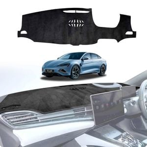 Luxury 3D Dash Mat Pad Cover Non-Slip for BYD Seal 2023-Onwards Microfiber Leather