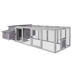 Flyline Grande Chicken Coop House Hutch with Nesting Boxes and Run Chicken Coop