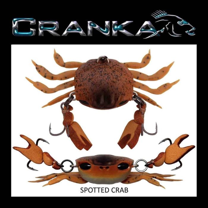 Cranka Crab Light 3.9g Hard Body Fishing Lure Spotted Crab