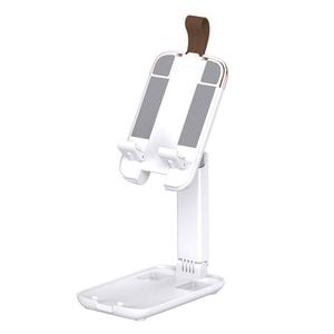 Desktop Stand Remax Multifunctional Aluminum Alloy Phones/tablets Rm-c46 White