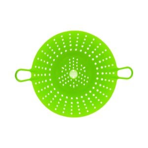 Chef'n Vibe Round 29.5cm Silicone Vegetable Steamer Kitchen Cooking Basket Green