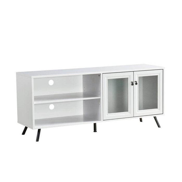 Maestro Furniture Maison TV Stand Cabinet Entertainment Unit - White