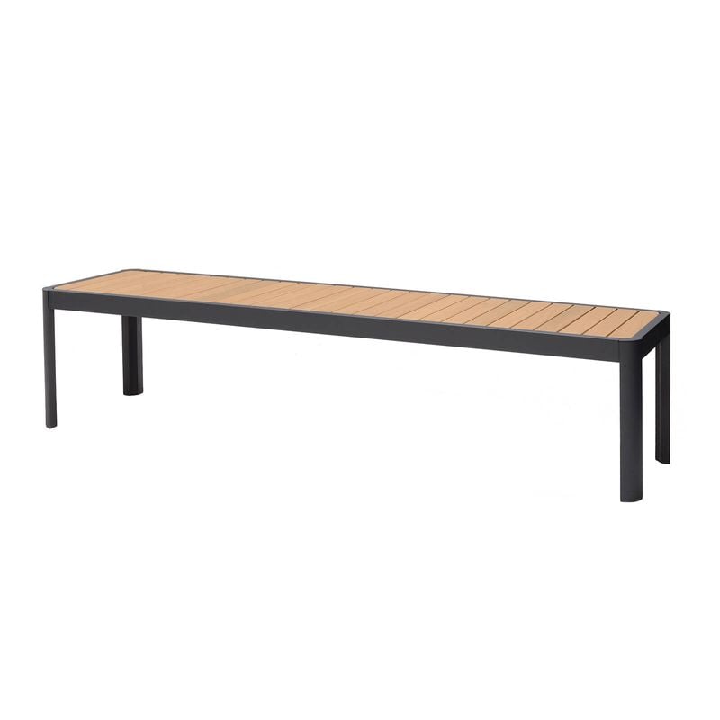 187 x 45cm Italica Aluminium Dining Bench