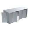 Build-a-Shed 1.5 x 5.2 x 2.0m Zinc Skillion Double Plus Double Hinged Side Doors Shed