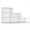 SplendidLiving 6 Packs Stackable Shoe Box Display Storage