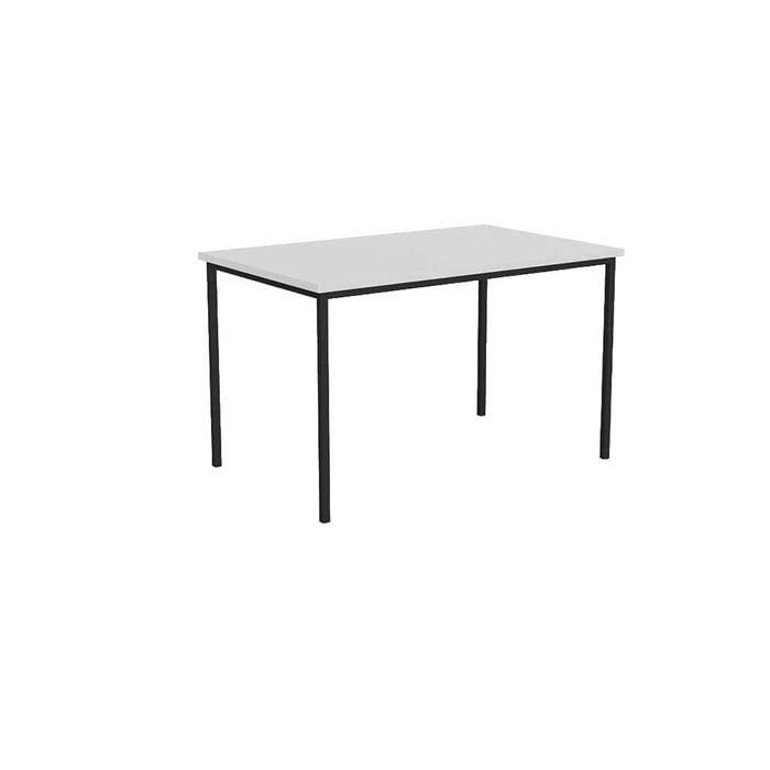 Olg Ekosystem Canteen Table Black Frame White Top L1200mm X W750mm