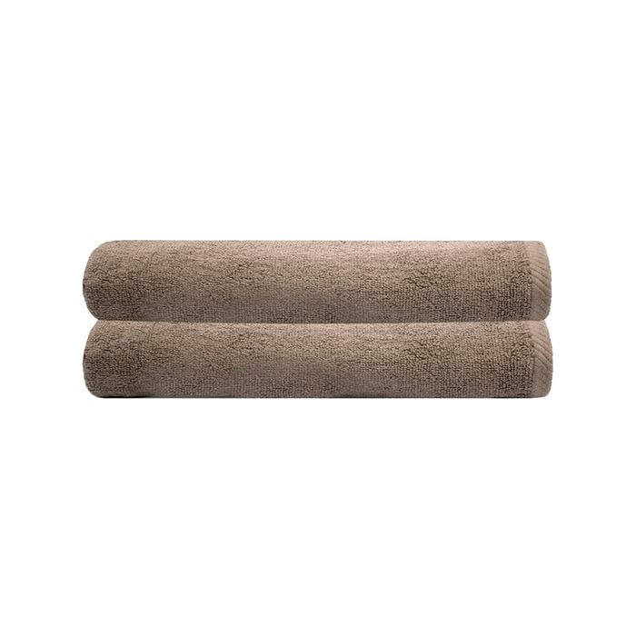 Chateau 2pack Bath Sheet 80x160cm Latte