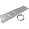 Cal Custom Heat Solutions Exhaust Heat Shield Kit W/Clamps, 6" X 2', Aluminium