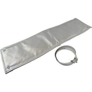 Cal Custom Heat Solutions Exhaust Heat Shield Kit W/Clamps, 6" X 2', Aluminium