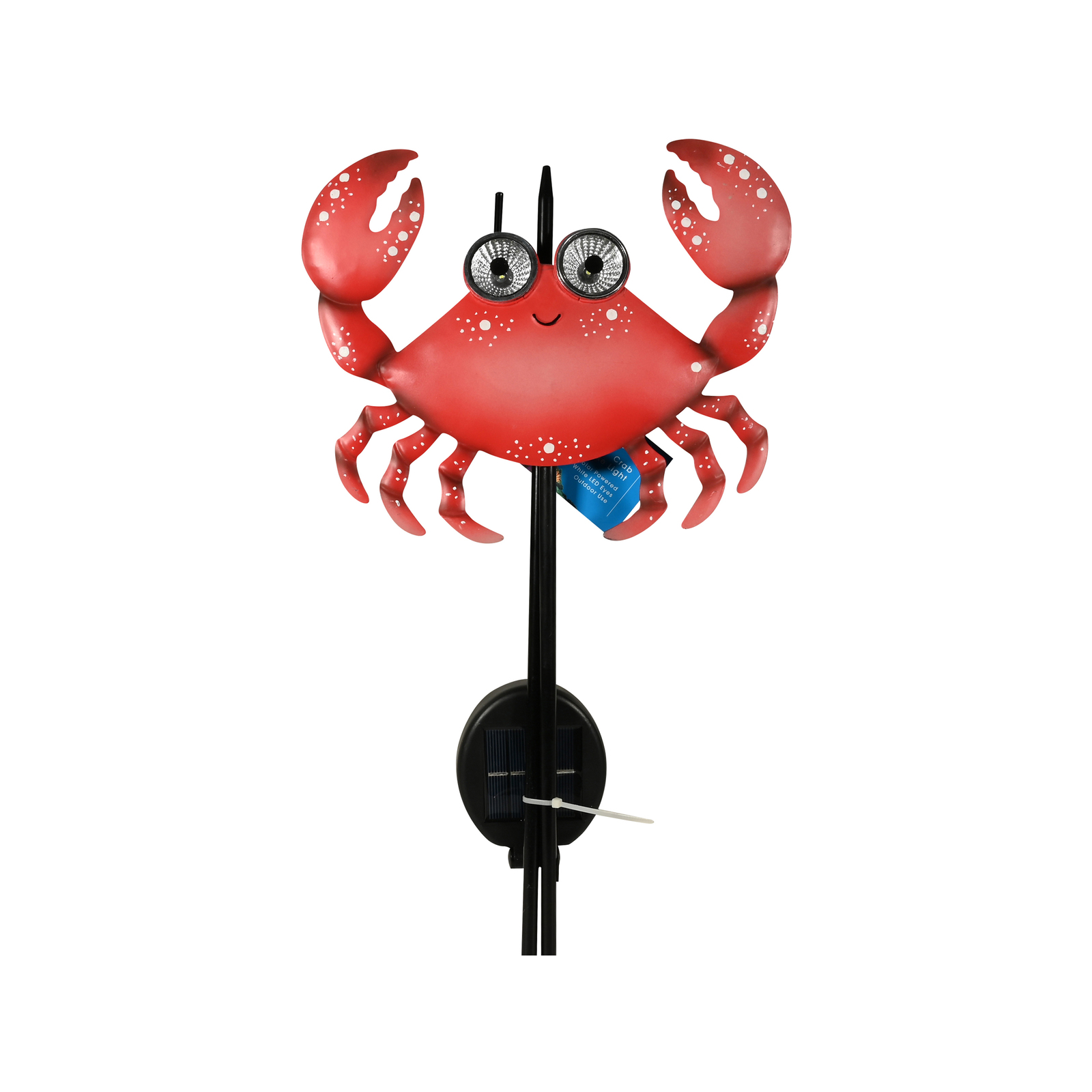 Mirabella 85cm Whale Solar Metal Stake Light thumbnail 2