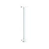 ProtectorAl 1010mm White Aluminium Flanged Middle Balustrade Post