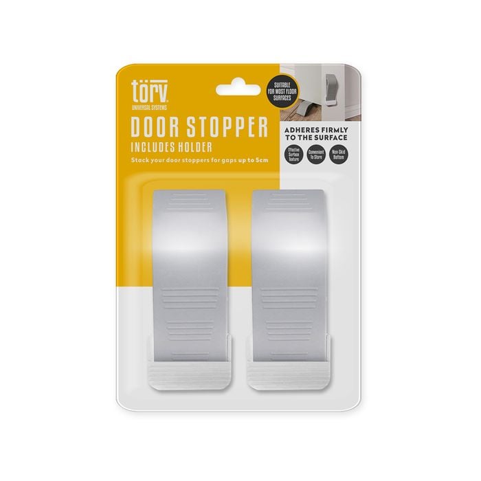 Torv Wedge Door Stopper With Holder - 2 Pack