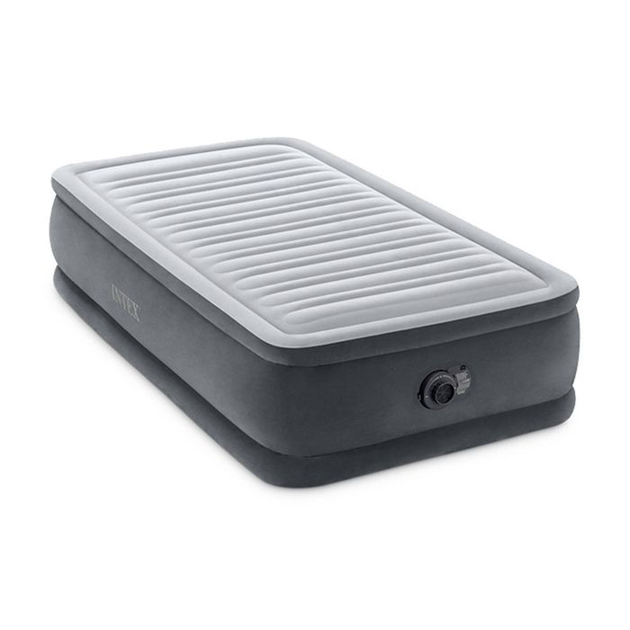 Intex Twin Comfort-Plush Airbed With Fiber-Tech Rp 99x191x46cm