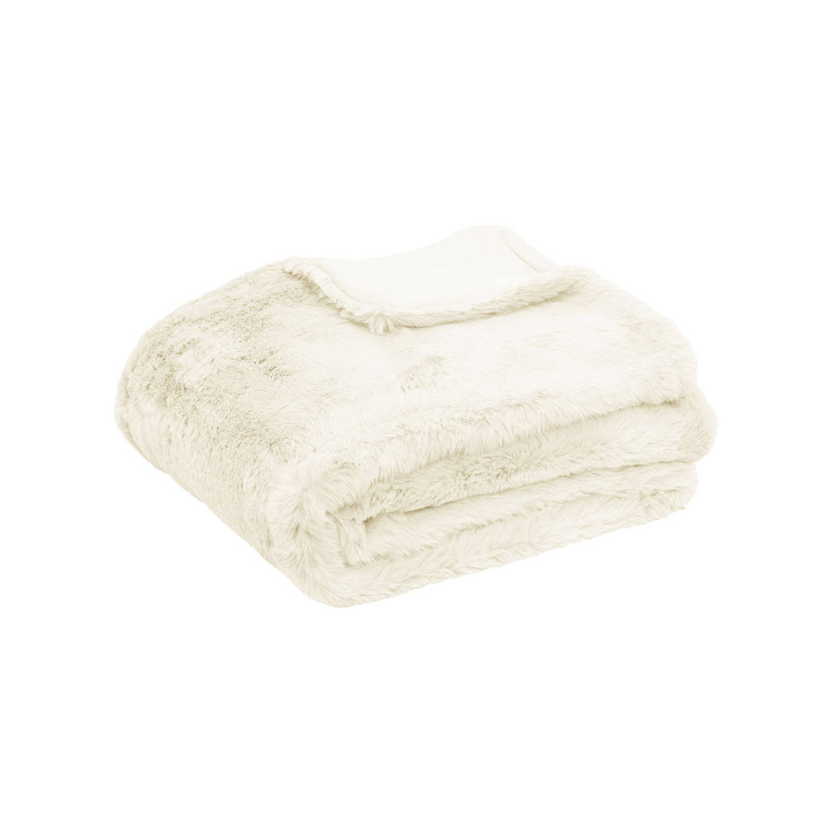 Tuscany Luxury Faux Sheep Wool Fur Throw Rug Ivory - Bunnings Australia