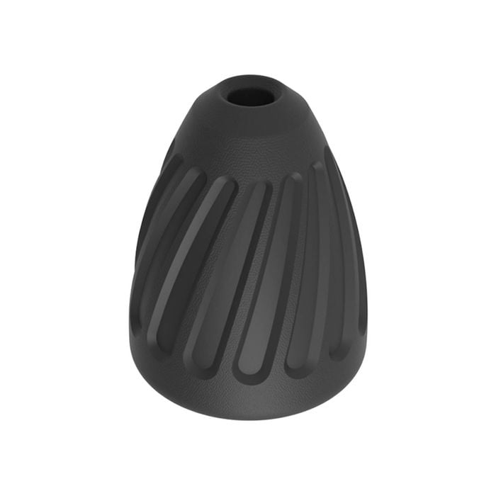Gladiator Small Black Rugby Rubber Dog Toy