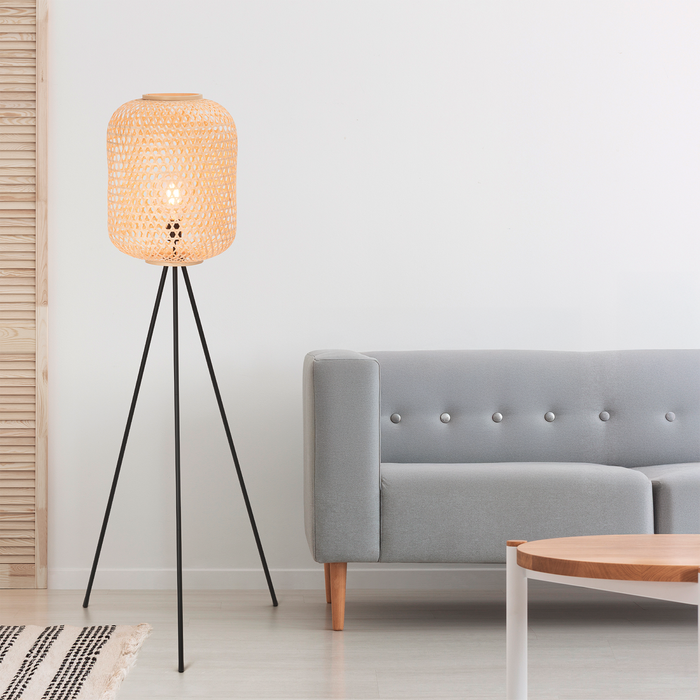 Mercator Bree Bamboo Floor Lamp