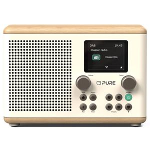 Pure Classic H4 DAB+/FM Radio - Cotton White