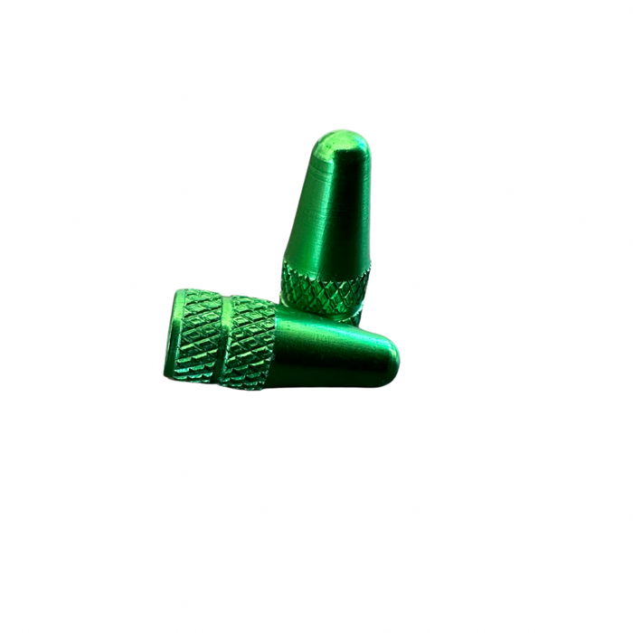 Presta Tubeless Valve Cups - Green