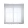 Windoware 180 x 280cm White Coco Sheer S-Fold Curtain - 1 Pack