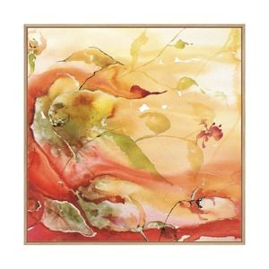 Artey | En Naranjas II - Framed Canvas - Natural Frame - 84 x 84cm