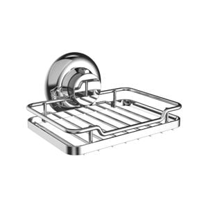 Naleon Suction Works Chrome Soap Dish