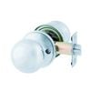 Lockwood Polished Stainless Steel Symmetry Manor Dummy Knobset