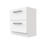 Stein 750 x 450 x 810mm White Select Floor Standing Vanity To Suit Handle