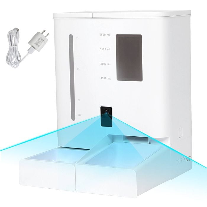 Pawz 2 in 1 Automatic Smart Pet Feeder and Water Dispenser Wifi and Video