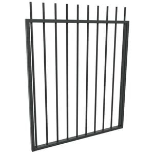 ProtectorAl 975 W x 1200mm H Monument Aluminium Picket Top Pool Gate