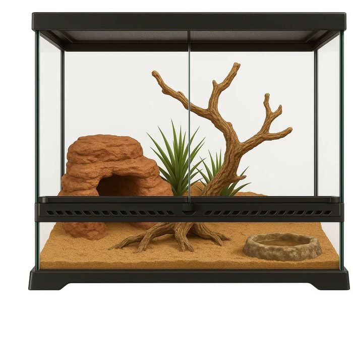 Deluxe Reptile Terrarium 30cm x 30cm x 30cm
