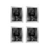 4PK Unigift Noosa MDF/Glass A4 Picture/Photo Frame - Silver
