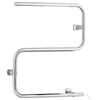 Estilo 45W 3 Bar S-Shape Stainless Steel Heated Towel Rail - Stainless Steel