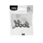 Taskmaster M6 x 13mm Screw-In Insert Nut Flat Surfaces - 8 Pack
