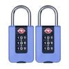 Syneco Purple TSA ABS Combination Padlock - 2 Pack