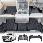 3D All Weather Car Mat Floor Complete Set Front Rear for Toyota Landcruiser 300 LC300 2021-2024
