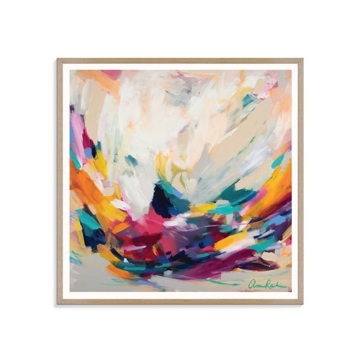 Artist Lane "New Beginnings " by Amira Rahim - 60x60cm Timber Framed Print
