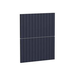Kaboodle 600mm Berry Blue V-Groove 2 Drawer Panels
