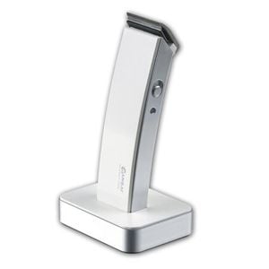 Sansai White Rechargeable Cordless Professional Hair/Beard Trimmer w/ Comb/Brush