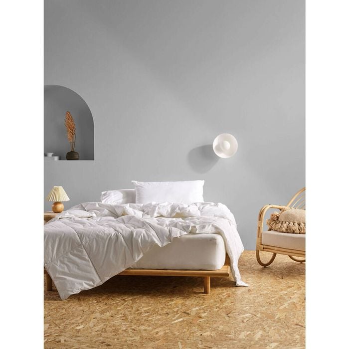 Linen House Queen Goose Down Feather 80/20 1200g Quilt - White