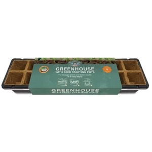 Mr Fothergill’s 16-Cell Coco Fibre Pot Greenhouse Kit