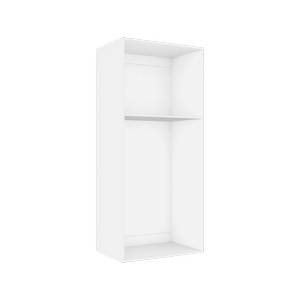 Lugna 2048 x 900 x 580mm White Cabinet Shell
