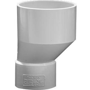 Holman 65 x 40mm PVC DWV Taper Level Invert