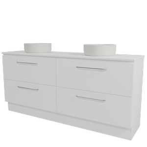 New England Joinery 1800mm Majesty SilkSurface Top Floor Standing Vanity