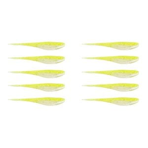 2x 5PK 5In Rapala Crush City The Jerk Soft Plastic Minnow Lures - Neon Pearl